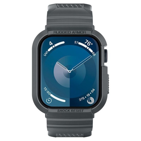 Husa Spigen Rugged Armor Pro compatibila cu Apple Watch 4/5/6/7/8/9/SE 44/45mm Dark Grey (Spigen, Ingredi) by www.silkase.ro Husa Spigen Rugged Armor Pro compatibila cu Apple Watch 4/5/6/7/8/9/SE 44/45mm Dark Grey (Ingredi, ACS07387) by www.silkase.ro