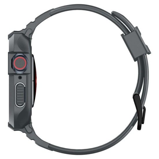 Husa Spigen Rugged Armor Pro compatibila cu Apple Watch 4/5/6/7/8/9/SE 44/45mm Dark Grey (Spigen, Ingredi) by www.silkase.ro Husa Spigen Rugged Armor Pro compatibila cu Apple Watch 4/5/6/7/8/9/SE 44/45mm Dark Grey (Ingredi, ACS07387) by www.silkase.ro