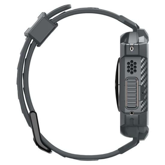 Husa pentru Apple Watch Ultra / Ultra 2 + Curea, Spigen Rugged Armor Pro, Dark Grey (Spigen, Ingredi) by www.silkase.ro Husa pentru Apple Watch Ultra / Ultra 2 + Curea, Spigen Rugged Armor Pro, Dark Grey (Ingredi, ACS07390) by www.silkase.ro