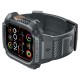 Husa pentru Apple Watch Ultra / Ultra 2 + Curea, Spigen Rugged Armor Pro, Dark Grey (Spigen, Ingredi) by www.silkase.ro Husa pentru Apple Watch Ultra / Ultra 2 + Curea, Spigen Rugged Armor Pro, Dark Grey (Ingredi, ACS07390) by www.silkase.ro