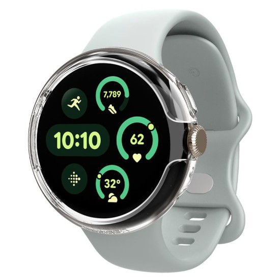 SPIGEN Husă Ultra Subțire Thin Fit Google Pixel Watch 3/2/1 (41mm - 1.2 inch), Transparentă (Google, ACS07391) by www.silkase.ro