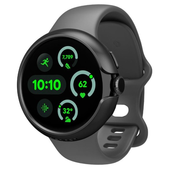 Husa Spigen Thin Fit pentru Google Pixel Watch 3/2/1, 41mm, negru (Spigen, Google) by www.silkase.ro SPIGEN Husă Ultra Subțire Thin Fit Google Pixel Watch 3/2/1 (41mm - 1.2 inch), Negru (Google, ACS07392) by www.silkase.ro