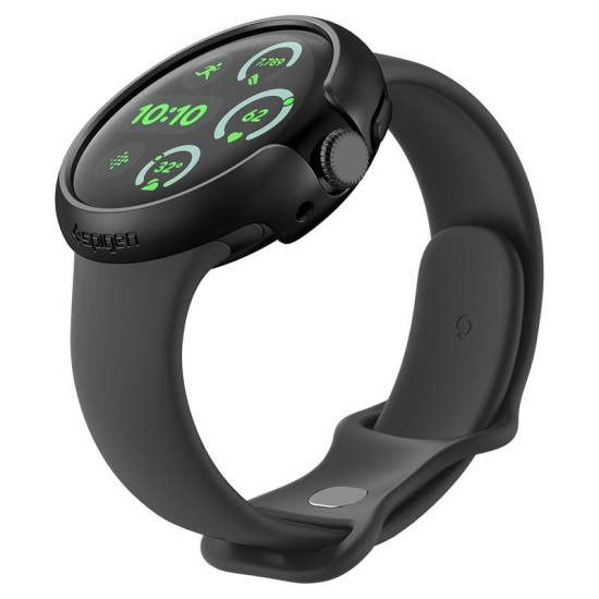 Husa Spigen Thin Fit pentru Google Pixel Watch 3/2/1, 41mm, negru (Spigen, Google) by www.silkase.ro SPIGEN Husă Ultra Subțire Thin Fit Google Pixel Watch 3/2/1 (41mm - 1.2 inch), Negru (Google, ACS07392) by www.silkase.ro