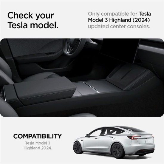 Organizator inferior consola Spigen pentru Tesla Model 3 2024, negru (Spigen, Ingredi) by www.silkase.ro Organizator inferior consola Spigen pentru Tesla Model 3 2024, negru (Accesorii auto, ACP07407) by www.silkase.ro