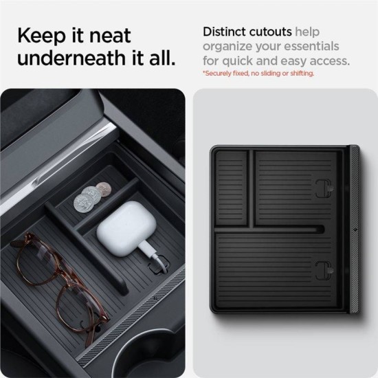 Organizator inferior consola Spigen pentru Tesla Model 3 2024, negru (Spigen, Ingredi) by www.silkase.ro Organizator inferior consola Spigen pentru Tesla Model 3 2024, negru (Accesorii auto, ACP07407) by www.silkase.ro