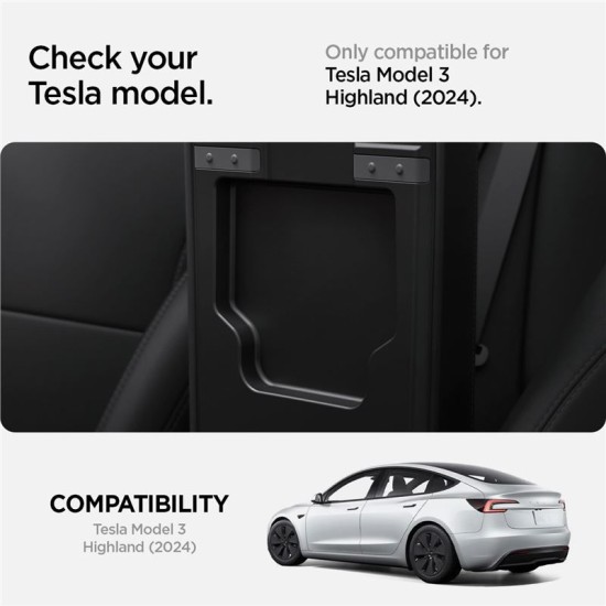 Cutie depozitare ascunsa pentru consola centrala Spigen pentru Tesla Model 3 2024 (Spigen, Ingredi) by www.silkase.ro Cutie depozitare ascunsa pentru consola centrala Spigen pentru Tesla Model 3 2024 (Accesorii auto, ACP07408) by www.silkase.ro