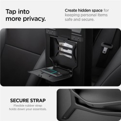 Cutie depozitare ascunsa pentru consola centrala Spigen pentru Tesla Model 3 2024 Cutie depozitare ascunsa pentru consola centrala Spigen pentru Tesla Model 3 2024