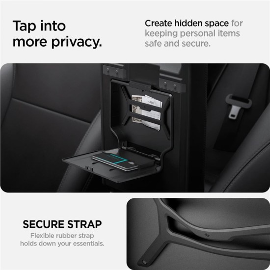 Cutie depozitare ascunsa pentru consola centrala Spigen pentru Tesla Model 3 2024 (Spigen, Ingredi) by www.silkase.ro Cutie depozitare ascunsa pentru consola centrala Spigen pentru Tesla Model 3 2024 (Accesorii auto, ACP07408) by www.silkase.ro
