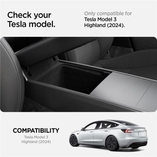 Organizator pentru cotiera Spigen pentru Tesla Model 3 2024, negru (Spigen, Ingredi) by www.silkase.ro Organizator pentru cotiera Spigen pentru Tesla Model 3 2024, negru (Accesorii auto, ACP07409) by www.silkase.ro