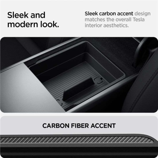 Organizator pentru cotiera Spigen pentru Tesla Model 3 2024, negru (Spigen, Ingredi) by www.silkase.ro Organizator pentru cotiera Spigen pentru Tesla Model 3 2024, negru (Accesorii auto, ACP07409) by www.silkase.ro