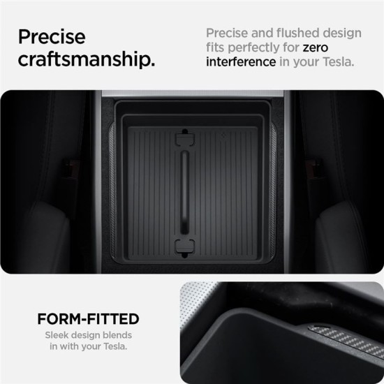 Organizator pentru cotiera Spigen pentru Tesla Model 3 2024, negru (Spigen, Ingredi) by www.silkase.ro Organizator pentru cotiera Spigen pentru Tesla Model 3 2024, negru (Accesorii auto, ACP07409) by www.silkase.ro