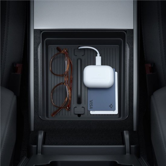 Organizator pentru cotiera Spigen pentru Tesla Model 3 2024, negru (Spigen, Ingredi) by www.silkase.ro Organizator pentru cotiera Spigen pentru Tesla Model 3 2024, negru (Accesorii auto, ACP07409) by www.silkase.ro
