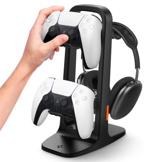 Suport universal Spigen pentru controller de jocuri si casti, negru (Spigen, Ingredi) by www.silkase.ro Suport universal Spigen pentru controller de jocuri si casti, negru (Ingredi, AMP07412) by www.silkase.ro