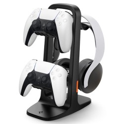 Suport universal Spigen pentru controller de jocuri si casti, negru