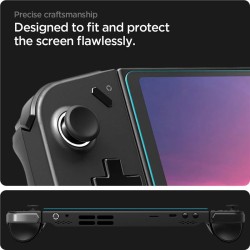 Set 2 Folii de Protectie telefon, Spigen, Sticla, Compatibil cu Lenovo Legion Go, Transparent Set 2 Folii de Protectie telefon, Spigen, Sticla, Compatibil cu Lenovo Legion Go, Transparent