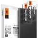 Set 2x5 protectii sticla camera foto Spigen Optik EZ FIT compatibil cu Samsung Galaxy S24 Ultra Black (Ingredi, AGL07425) by www.silkase.ro