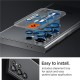 Set 2x5 protectii sticla camera foto Spigen Optik EZ FIT compatibil cu Samsung Galaxy S24 Ultra Black (Ingredi, AGL07425) by www.silkase.ro