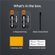 Set 2x5 protectii sticla camera foto Spigen Optik EZ FIT compatibil cu Samsung Galaxy S24 Ultra Black (Ingredi, AGL07425) by www.silkase.ro