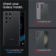 Set 2x5 protectii sticla camera foto Spigen Optik EZ FIT compatibil cu Samsung Galaxy S24 Ultra Black (Ingredi, AGL07425) by www.silkase.ro