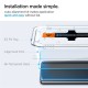 Set 2 folii sticla cu sistem de montare Case friendly Spigen GLAStR EZ FIT compatibil cu Samsung Galaxy S24 / S25 (Ingredi, AGL07440) by www.silkase.ro
