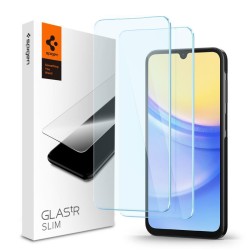 Set 2 folii Spigen Glass tR Slim pentru Samsung Galaxy A25 5G/Galaxy A15/Galaxy A15 5G