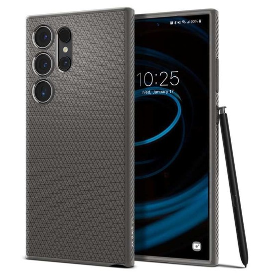 Husa Spigen Liquid Air compatibila cu Samsung Galaxy S24 Ultra Gray (Spigen, S24 Ultra) by www.silkase.ro Husa Spigen Liquid Air compatibila cu Samsung Galaxy S24 Ultra Gray (S24 Ultra, ACS07448) by www.silkase.ro