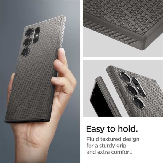 Husa Spigen Liquid Air compatibila cu Samsung Galaxy S24 Ultra Gray (Spigen, S24 Ultra) by www.silkase.ro Husa Spigen Liquid Air compatibila cu Samsung Galaxy S24 Ultra Gray (S24 Ultra, ACS07448) by www.silkase.ro