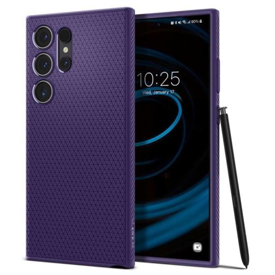 Husa Spigen Liquid Air compatibila cu Samsung Galaxy S24 Ultra Purple (Spigen, S24) by www.silkase.ro Husa Spigen Liquid Air compatibila cu Samsung Galaxy S24 Ultra Purple (S24, ACS07449) by www.silkase.ro