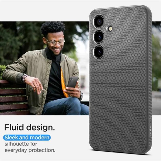 Husa pentru Samsung Galaxy S24 - Spigen Liquid Air - Granite Grey (Spigen, S24) by www.silkase.ro Husa pentru Samsung Galaxy S24 - Spigen Liquid Air - Granite Grey (S24, ACS07450) by www.silkase.ro