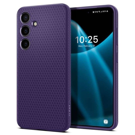 Husa Spigen Liquid Air compatibila cu Samsung Galaxy S24 Purple (S24, ACS07451) by www.silkase.ro