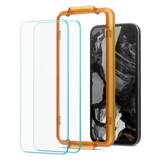 Set 2 folii de protectie Spigen Glass tR AlignMaster pentru Google Pixel 8a, transparent (Spigen, Pixel 8a) by www.silkase.ro Set 2 folii de protectie Spigen Glass tR AlignMaster pentru Google Pixel 8a, transparent (Pixel 8a, AGL07464) by www.silkase.ro