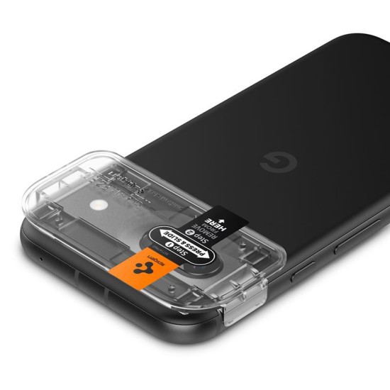 Set 2 protectii de camera Spigen Glass tR EZ Fit Optik pentru Google Pixel 8a, transparent (Pixel 8a, AGL07465) by www.silkase.ro