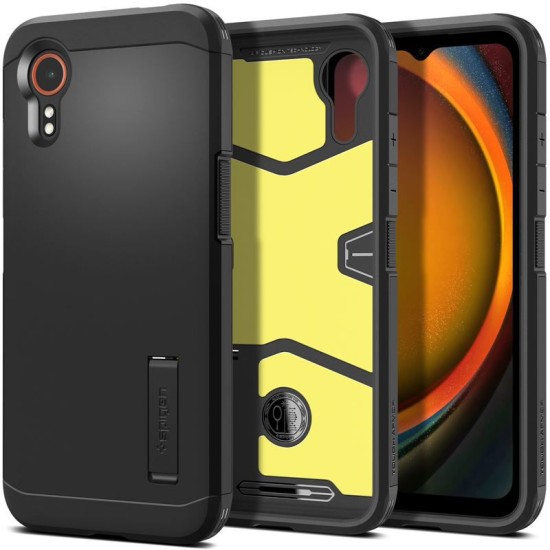 Husa telefon Spigen Tough Armor, Air Cushion, stand integrat, negru, Pentru Samsung Galaxy XCover 7 (Spigen, Ingredi) by www.silkase.ro Husa telefon Spigen Tough Armor, Air Cushion, stand integrat, negru, Pentru Samsung Galaxy XCover 7 (Ingredi, ACS07505) by www.silkase.ro