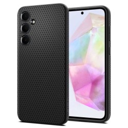 Husa Spigen Liquid Air, pentru Samsung Galaxy A35, negru mat