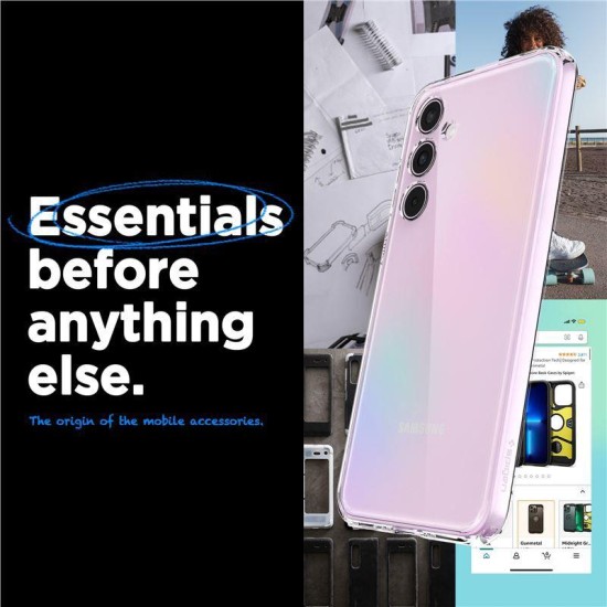 Husa Spigen Ultra Hybrid pentru Samsung Galaxy A35, transparenta (Telefoane Samsung, ACS07523) by www.silkase.ro