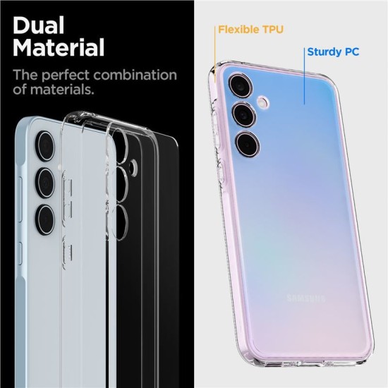 Husa Spigen Ultra Hybrid pentru Samsung Galaxy A35, transparenta (Telefoane Samsung, ACS07523) by www.silkase.ro