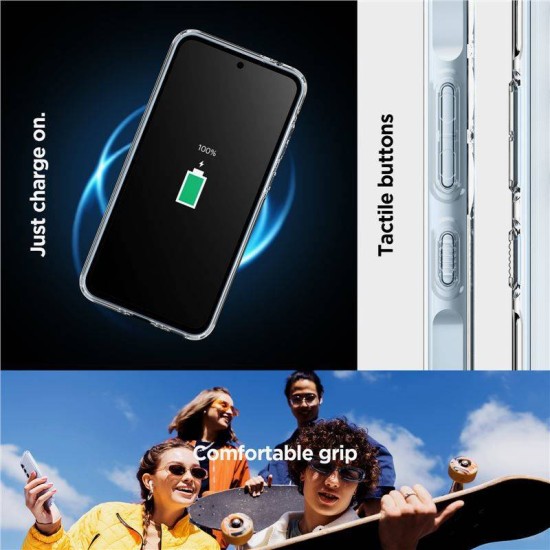 Husa Spigen Ultra Hybrid pentru Samsung Galaxy A35, transparenta (Telefoane Samsung, ACS07523) by www.silkase.ro