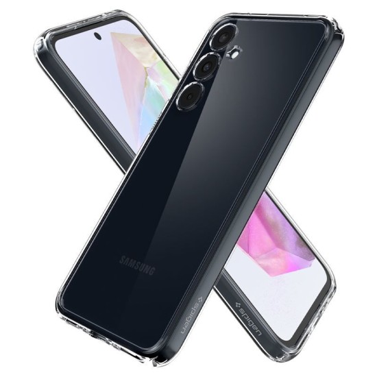 Husa Spigen Ultra Hybrid pentru Samsung Galaxy A35, transparenta (Telefoane Samsung, ACS07523) by www.silkase.ro