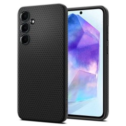  Husa Spigen Liquid Air pentru Samsung Galaxy A55, negru mat