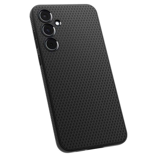 Husa Spigen Liquid Air pentru Samsung Galaxy A55, negru mat (Telefoane Samsung, ACS07526) by www.silkase.ro