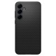 Husa Spigen Liquid Air pentru Samsung Galaxy A55, negru mat (Telefoane Samsung, ACS07526) by www.silkase.ro