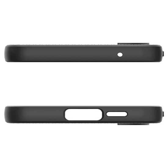 Husa Spigen Liquid Air pentru Samsung Galaxy A55, negru mat (Telefoane Samsung, ACS07526) by www.silkase.ro