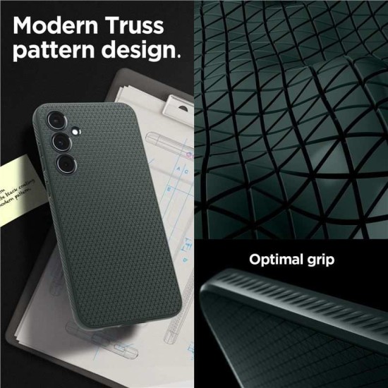 Husa Spigen Liquid Air, pentru Samsung Galaxy A55, verde abyss (Spigen, Telefoane Samsung) by www.silkase.ro Husa Spigen Liquid Air, pentru Samsung Galaxy A55, verde abyss (Telefoane Samsung, ACS07527) by www.silkase.ro