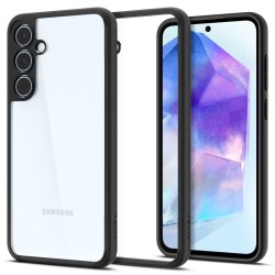 Husa Spigen Ultra Hybrid pentru Samsung Galaxy A55, negru mat