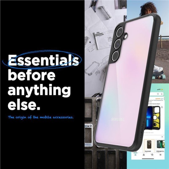 Husa Spigen Ultra Hybrid pentru Samsung Galaxy A55, negru mat (Spigen, Telefoane Samsung) by www.silkase.ro Husa Spigen Ultra Hybrid pentru Samsung Galaxy A55, negru mat (Telefoane Samsung, ACS07529) by www.silkase.ro