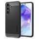 Husa Spigen Rugged Armor pentru Samsung Galaxy A55, negru mat (Telefoane Samsung, ACS07500) by www.silkase.ro