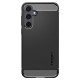 Husa Spigen Rugged Armor pentru Samsung Galaxy A55, negru mat (Telefoane Samsung, ACS07500) by www.silkase.ro
