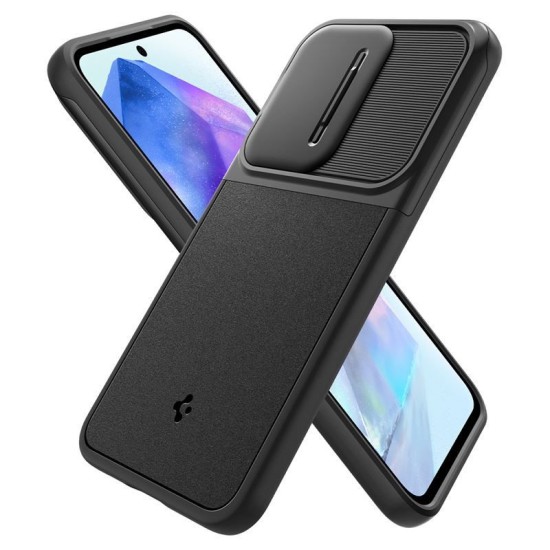 Husa Spigen Optik Armor pentru Samsung Galaxy A55, negru (Spigen, Telefoane Samsung) by www.silkase.ro Husa Spigen Optik Armor pentru Samsung Galaxy A55, negru (Telefoane Samsung, ACS07535) by www.silkase.ro