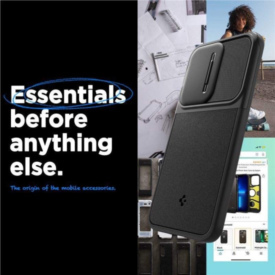 Husa Spigen Optik Armor pentru Samsung Galaxy A55, negru (Spigen, Telefoane Samsung) by www.silkase.ro Husa Spigen Optik Armor pentru Samsung Galaxy A55, negru (Telefoane Samsung, ACS07535) by www.silkase.ro
