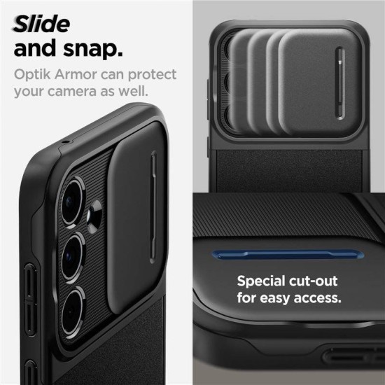 Husa Spigen Optik Armor pentru Samsung Galaxy A55, negru (Spigen, Telefoane Samsung) by www.silkase.ro Husa Spigen Optik Armor pentru Samsung Galaxy A55, negru (Telefoane Samsung, ACS07535) by www.silkase.ro
